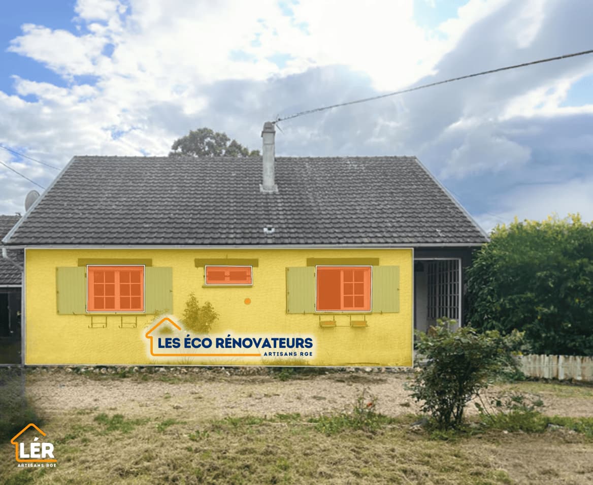Rénovation énergétique globale - Maison avant/après